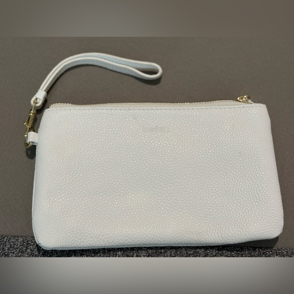 befen Genuine Leather Wristlet Clutch